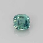 1.25ct Square (Antique) Cushion Teal Sapphire, view 1