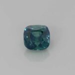 1.01ct Square (Antique) Cushion Teal Sapphire, view 1