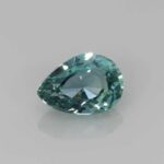 1.37ct Pear Shape Teal Sapphire, view 1