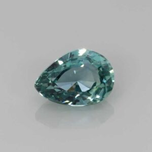 1.37ct Pear Shape Teal Sapphire