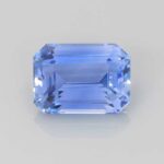 4.01ct Emerald Cut Blue Sapphire, view 1