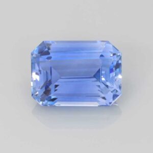 4.01ct Emerald Cut Blue Sapphire