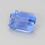 4.01ct Emerald Cut Blue Sapphire, view 2