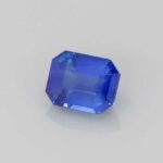1.22ct Emerald Cut Blue Sapphire, view 2