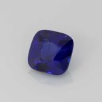 1.29ct Square (Antique) Cushion Blue Sapphire, view 2