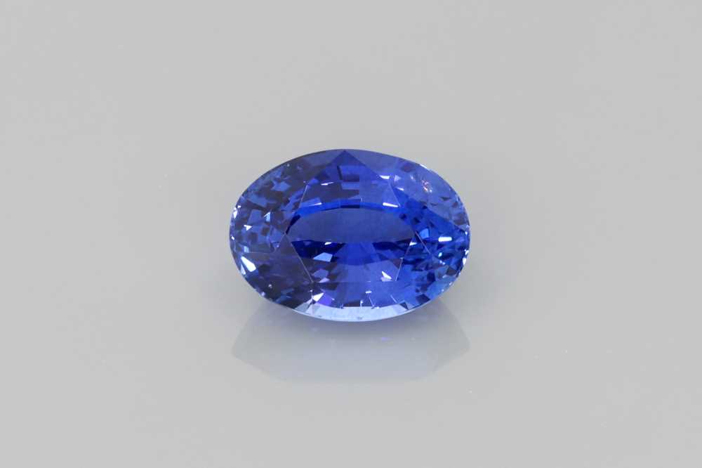 1.37ct Oval Blue Sapphire