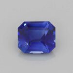 1.59ct Emerald Cut Blue Sapphire, view 1