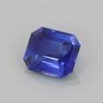 1.59ct Emerald Cut Blue Sapphire, view 2