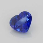 1.56ct Heart Blue Sapphire, view 2