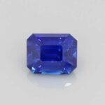 1.56ct Emerald Cut Blue Sapphire, view 1