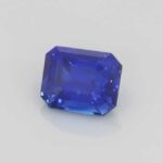 1.56ct Emerald Cut Blue Sapphire, view 2