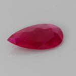 1.32ct Pear Shape Ruby, view 1