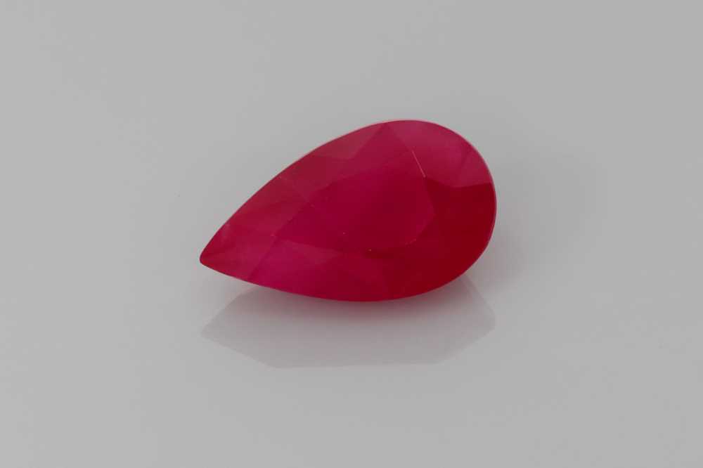 1.34ct Pear Shape Ruby