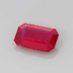 1.11ct Emerald Cut Ruby, view 2