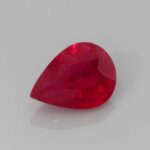 1.26ct Pear Shape Ruby, view 1