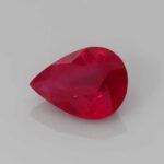 1.26ct Pear Shape Ruby, view 2