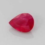 1.3ct Pear Shape Ruby, view 2
