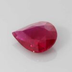 1.44ct Pear Shape Ruby, view 2