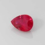 0.97ct Pear Shape Ruby, view 2