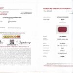 1.11ct Emerald Cut Ruby, view 3