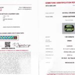 1.93ct Rectangular Cushion Green Sapphire, view 3