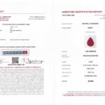 1.26ct Pear Shape Ruby, view 3