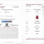 1.3ct Pear Shape Ruby, view 3