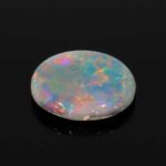 0.89ct Cabochon Oval Black Opal, view 2