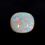 1.07ct Cabochon Oval Black Opal, view 1