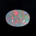 1.33ct Cabochon Oval Black Opal, view 1