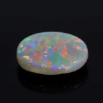 1.33ct Cabochon Oval Black Opal, view 2