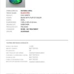 0.62ct Cabochon Oval Black Opal, view 3