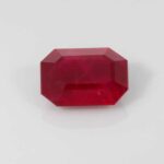 1.13ct Emerald Cut Ruby, view 1