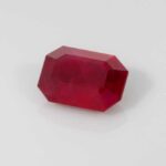 1.13ct Emerald Cut Ruby, view 2