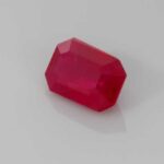 1.18ct Emerald Cut Ruby, view 2