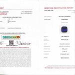 1.29ct Square (Antique) Cushion Blue Sapphire, view 3