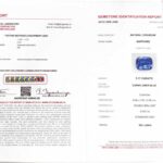 1.17ct Rectangular Cushion Blue Sapphire, view 3
