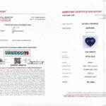 1.56ct Heart Blue Sapphire, view 3
