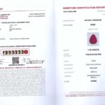 1.15ct Pear Shape Ruby, view 3
