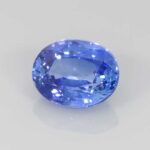 1.7ct Oval Blue Sapphire, view 2