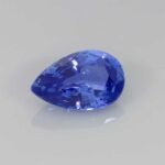 1.39ct Pear Shape Blue Sapphire, view 1