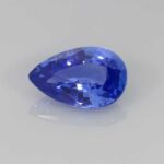 1.39ct Pear Shape Blue Sapphire, view 2