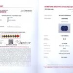1.01ct Emerald Cut Blue Sapphire, view 3
