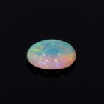 0.504ct Cabochon Oval White Opal, view 1
