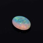 0.504ct Cabochon Oval White Opal, view 2