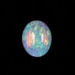 1.508ct Cabochon Oval White Opal, view 3