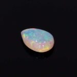 0.411ct Cabochon Pear White Opal, view 2