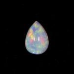 0.411ct Cabochon Pear White Opal, view 3