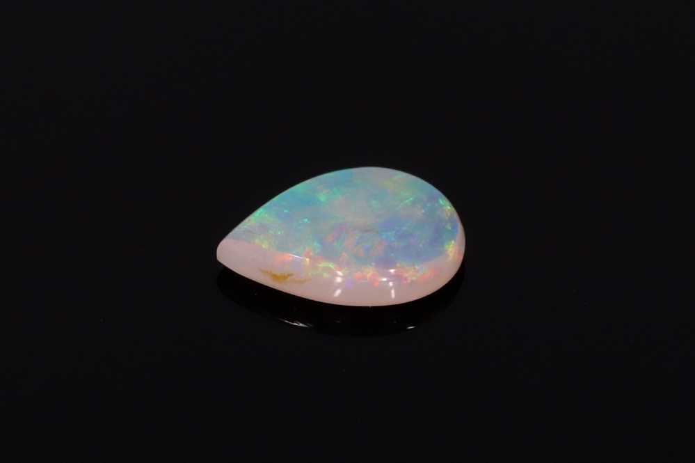 0.465ct Cabochon Pear White Opal