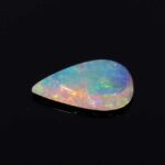 0.78ct Cabochon Pear White Opal, view 1